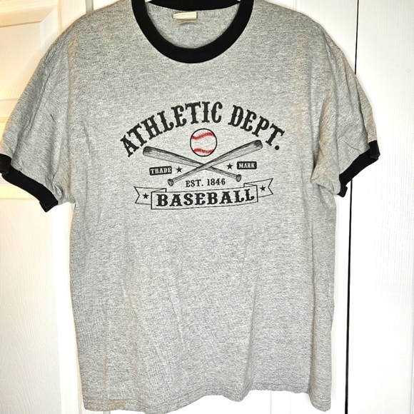 Graphic tshirt Athletic Dept. Baseball tshirt size L. - Picture 1 of 5